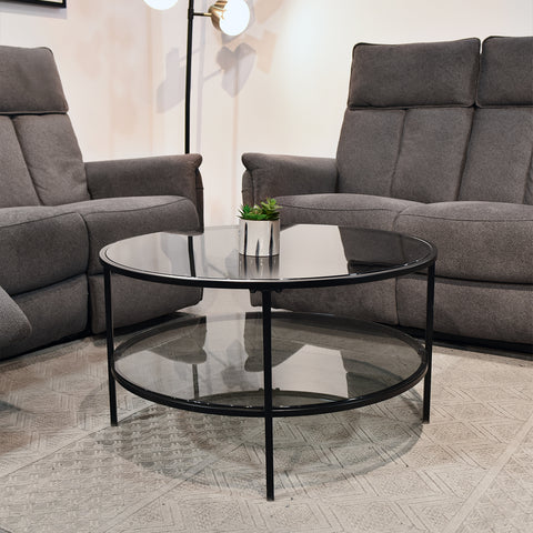 Mesa de Centro Banff - Cristal Negro