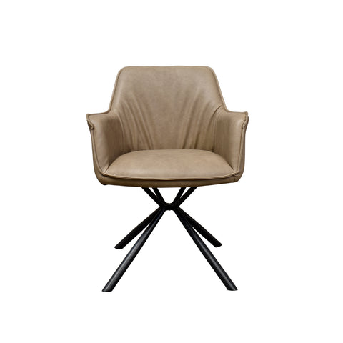 Silla Bardoni - Tacto Piel Beige