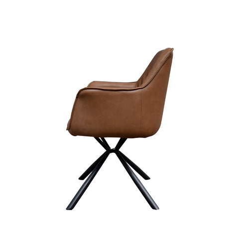 Silla Bardoni - Tacto Piel Beige