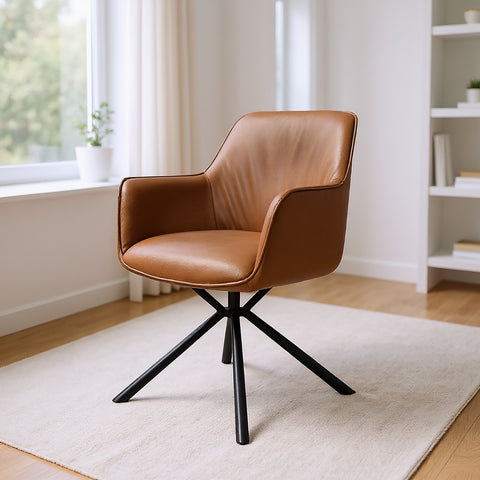 Silla Bardoni - Tacto Piel Beige