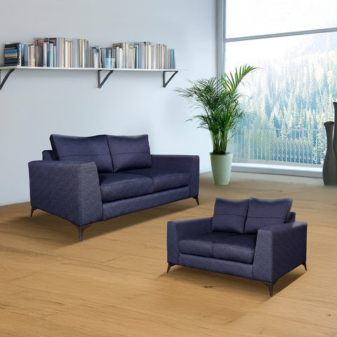Sala Bari - Sofá y Love Seat  - Aspen Smoke