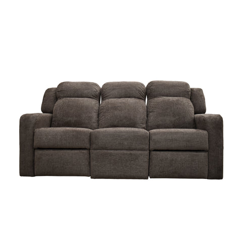 Sala Reclinable Bari - Sofá y Love Seat - Broni Gris