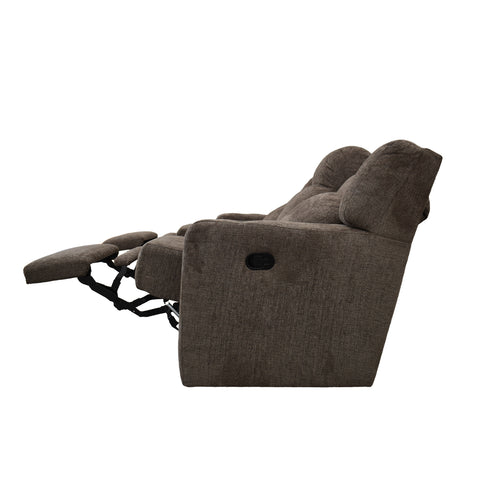 Sala Reclinable Bari - Sofá y Love Seat - Broni Gris