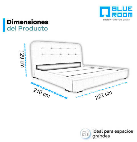 Cama Bimba KS - Fiore Moca