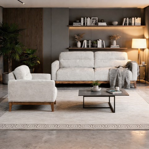 Sala Bora - Sofá y Love Seat - Circonia Beige