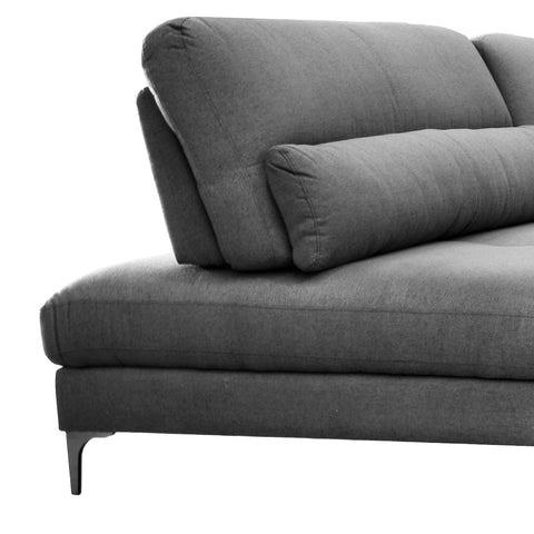 Sala Esquinera Breton Chaise Izquierdo  - Zara Gris