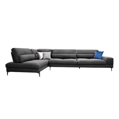 Sala Esquinera Breton Chaise Izquierdo  - Zara Gris