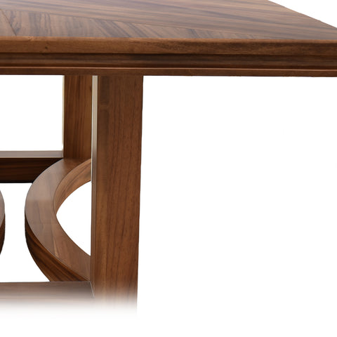 Comedor Brioni 8 Sillas - 2 Beige - 6 Grises - Parota