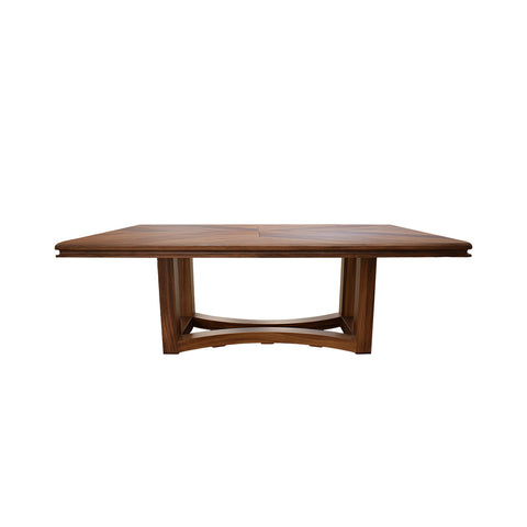 Comedor Brioni 8 Sillas - 2 Beige - 6 Grises - Parota