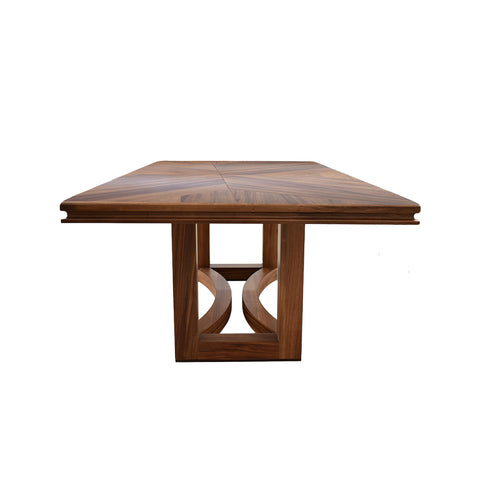 Comedor Brioni 8 Sillas - 2 Beige - 6 Grises - Parota
