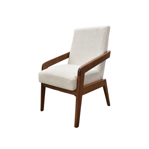 Comedor Brioni 8 Sillas - 2 Beige - 6 Grises - Parota