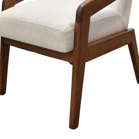 Comedor Brioni 8 Sillas - 2 Beige - 6 Grises - Parota