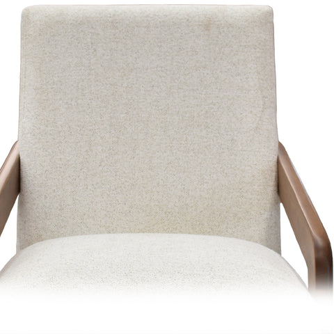 Comedor Brioni 8 Sillas - 2 Beige - 6 Grises - Parota