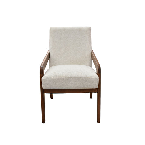 Comedor Brioni 8 Sillas - 2 Beige - 6 Grises - Parota