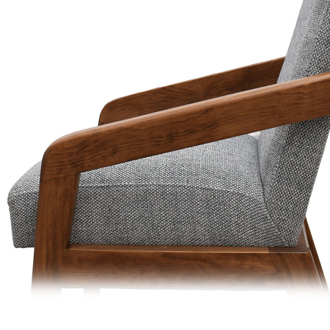 Comedor Brioni 8 Sillas - 2 Beige - 6 Grises - Parota
