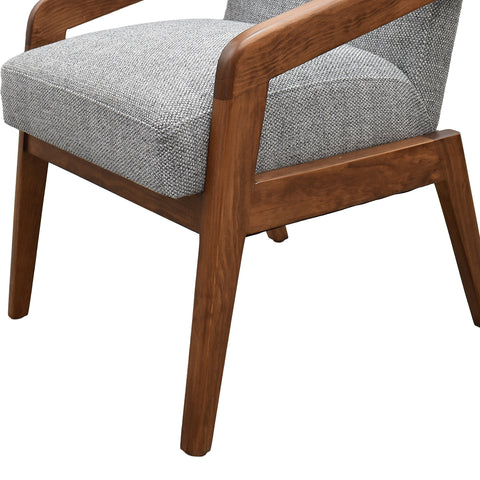Comedor Brioni 8 Sillas - 2 Beige - 6 Grises - Parota