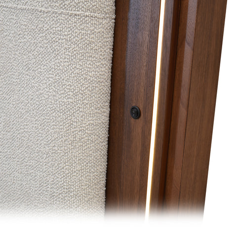 Cama Cantabria KS - Nogal Beige