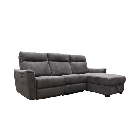 Sala Esquinera Capri Chaise Derecho - Tela Gris