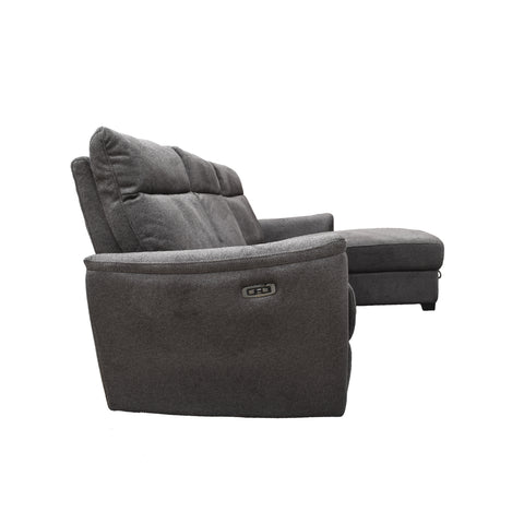 Sala Esquinera Capri Chaise Derecho - Tela Gris