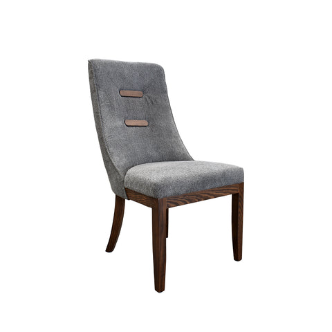 Comedor Luca - 6 sillas Gris, 2 Sillas Beige