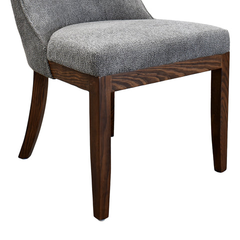 Comedor Luca - 6 sillas Gris, 2 Sillas Beige