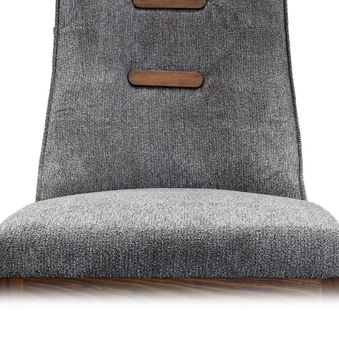 Comedor Luca - 6 sillas Gris, 2 Sillas Beige