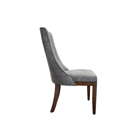 Comedor Luca - 6 sillas Gris, 2 Sillas Beige