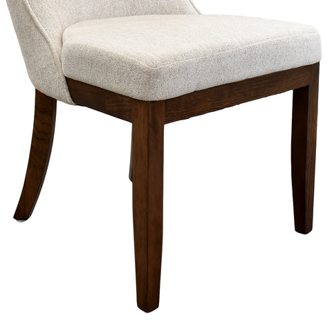 Comedor Luca - 6 sillas Gris, 2 Sillas Beige