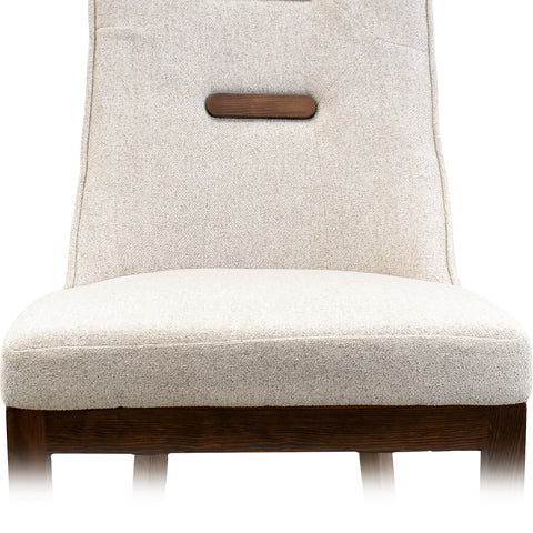 Comedor Luca - 6 sillas Gris, 2 Sillas Beige