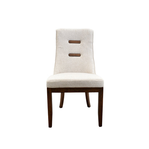Comedor Luca - 6 sillas Gris, 2 Sillas Beige