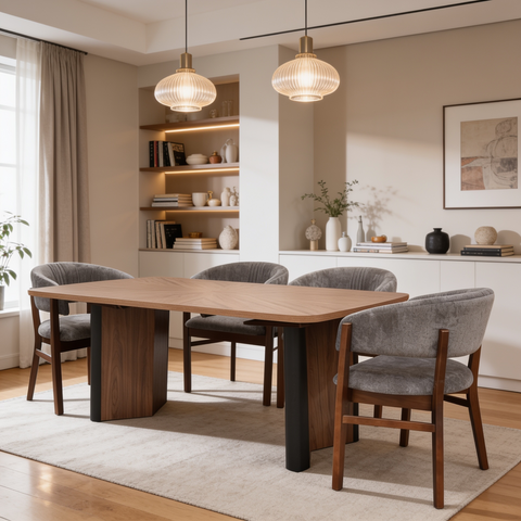 Comedor Maroon 6P - Nogal