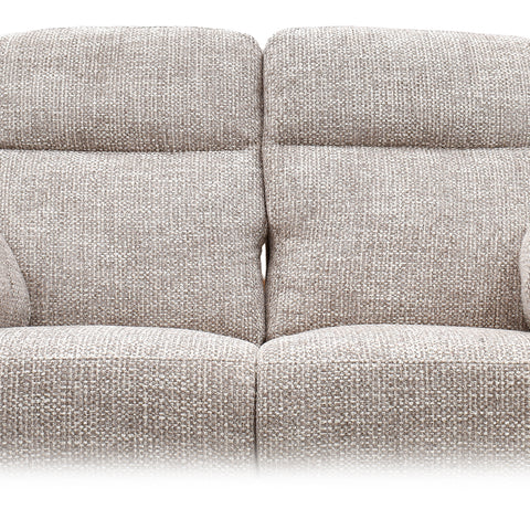 Sala Corsa - Sofá y Love Seat Eléctrica - Tela Beige