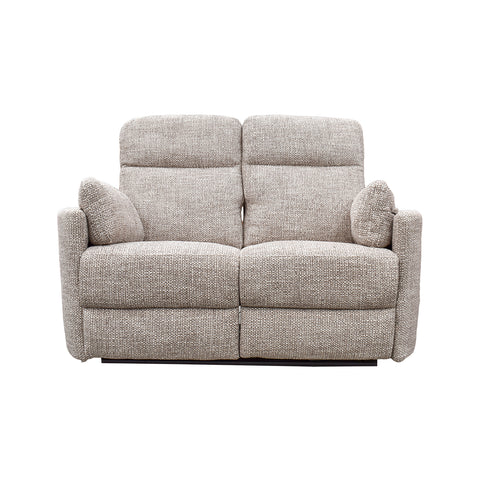 Sala Corsa - Sofá y Love Seat Eléctrica - Tela Beige