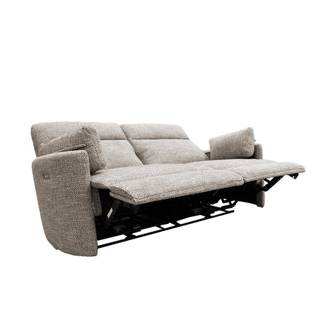 Sala Corsa - Sofá y Love Seat Eléctrica - Tela Beige