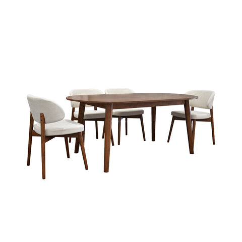 Comedor Dayton 6P - Nogal
