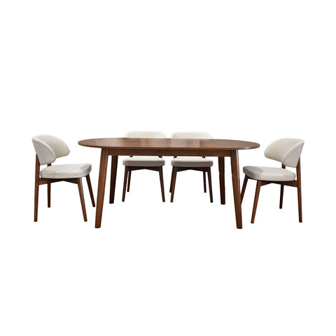Comedor Dayton 6P - Nogal
