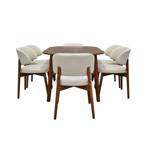 Comedor Dayton 6P - Nogal