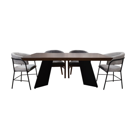 Comedor Denzel 6P - Nogal Maroon