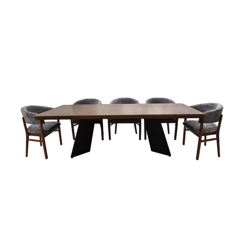 Comedor Denzel 8P - Nogal Maroon