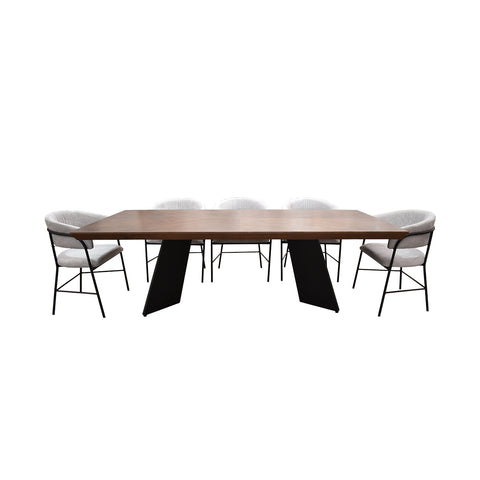 Comedor Denzel 8P - Nogal Maroon