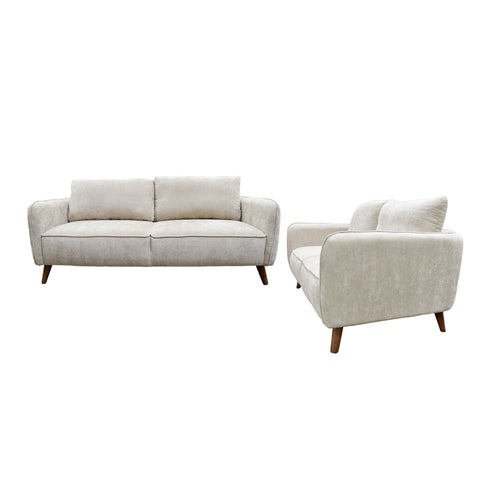 Sala Dior - Sofá y Love Seat - Tittanio Bone