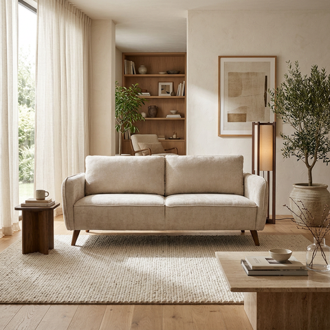 Sala Dior - Sofá y Love Seat - Tittanio Bone