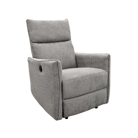Sillón Reclinable Eléctrico Dorian- Tela Gris