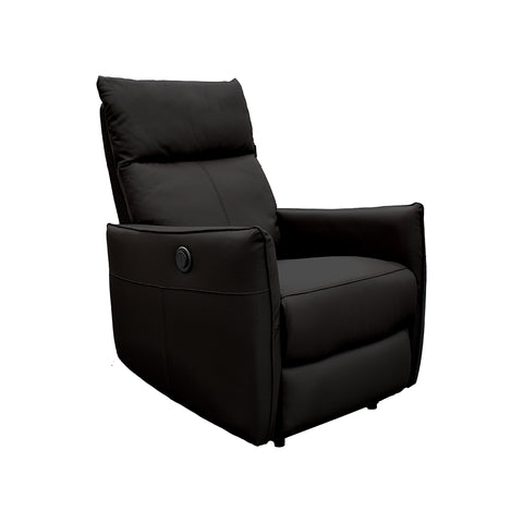 Sillón Reclinable Eléctrico Dorian- Piel Negro