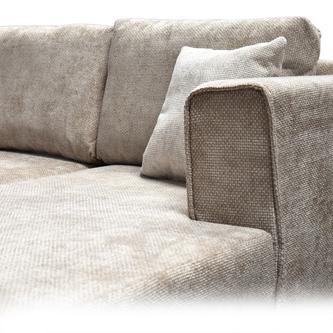 Sala Esquinera Duero Chaise Derecho - Tela Doone Beige