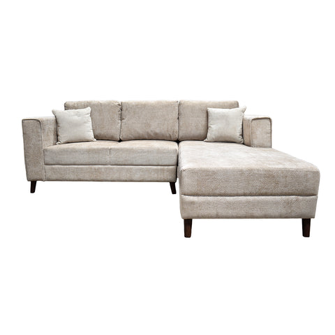 Sala Esquinera Duero Chaise Derecho - Tela Doone Beige