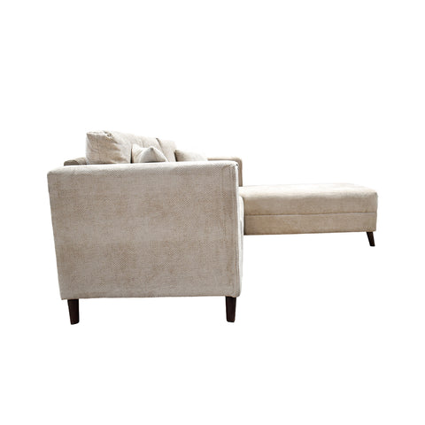 Sala Esquinera Duero Chaise Derecho - Tela Doone Beige