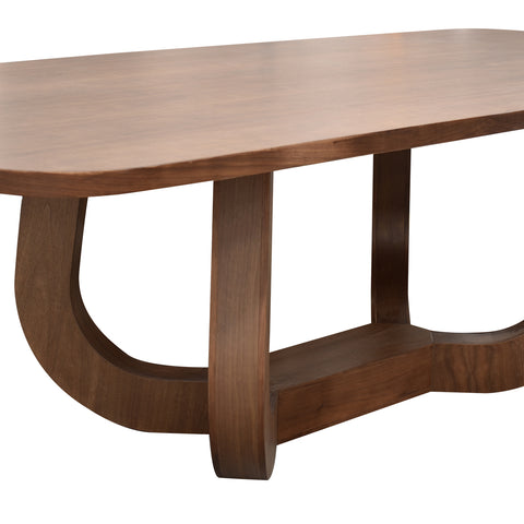 Comedor Edra 6 Sillas Grises, 2 Sillas Beige - 8P - Nogal
