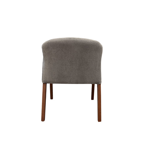 Comedor Edra 6 Sillas Grises, 2 Sillas Beige - 8P - Nogal