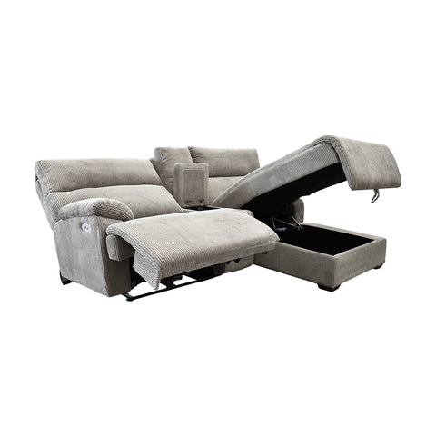 Sala Esquinera Evans - Chaise Derecho con Consola